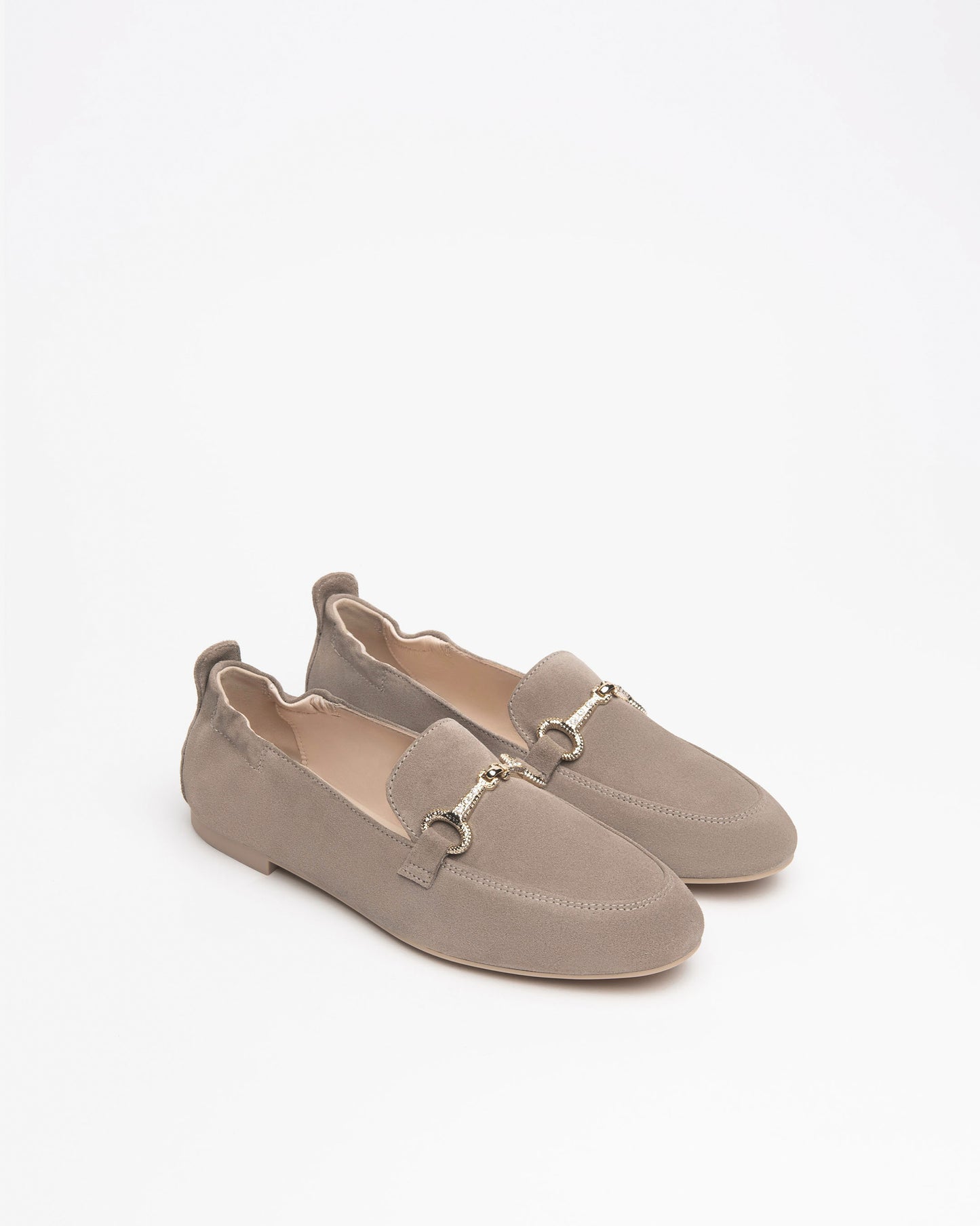 Damen-Loafer aus Wildleder in Beige von NeroGiardini