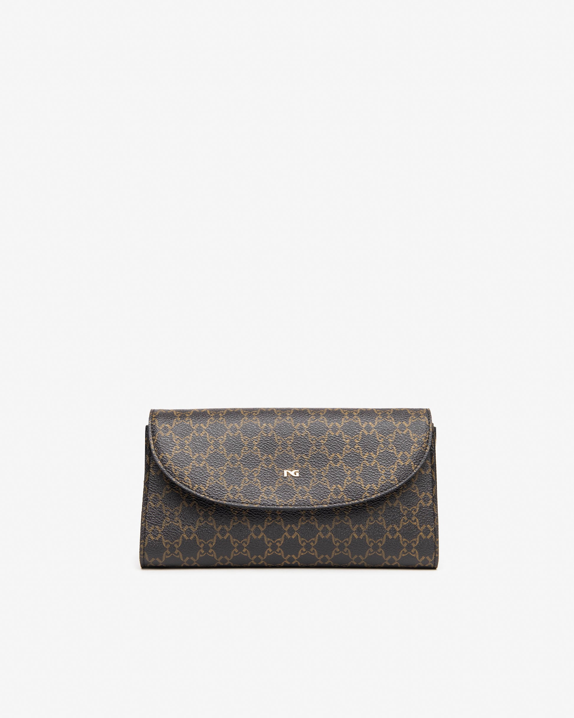 Die stilvolle Clutch von NeroGiardini vereint modernes Design mit praktischer Funktionalität. Gefertigt aus hochwertigem technischem Material und ausgestattet mit einem Druckknopfverschluss, ist sie der ideale Begleiter für elegante Abendveranstaltungen, Partys oder festliche Anlässe.