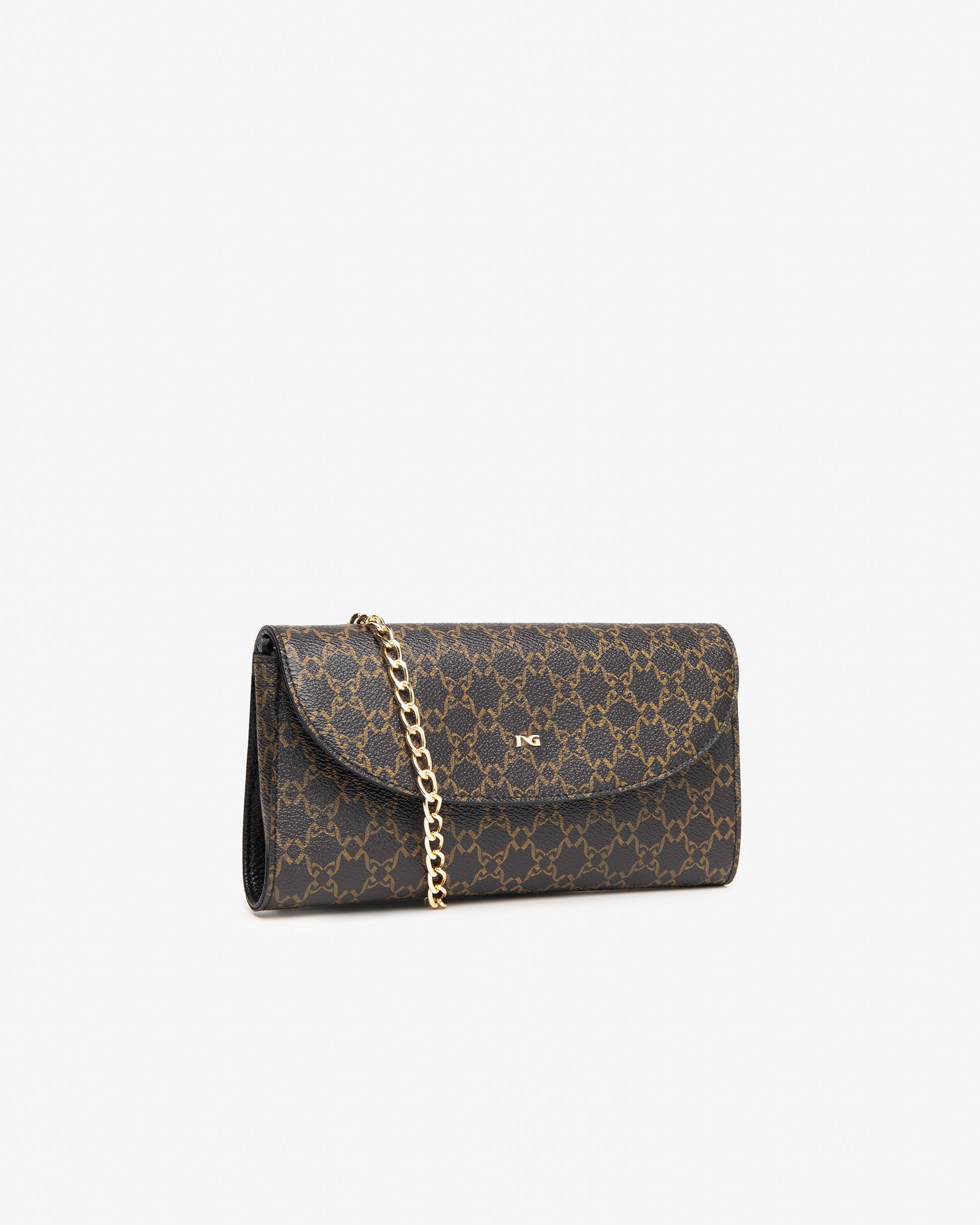 Die stilvolle Clutch von NeroGiardini vereint modernes Design mit praktischer Funktionalität. Gefertigt aus hochwertigem technischem Material und ausgestattet mit einem Druckknopfverschluss, ist sie der ideale Begleiter für elegante Abendveranstaltungen, Partys oder festliche Anlässe.
