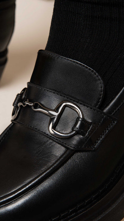 Elegante Damen-Mokassins aus Leder von NeroGiardini